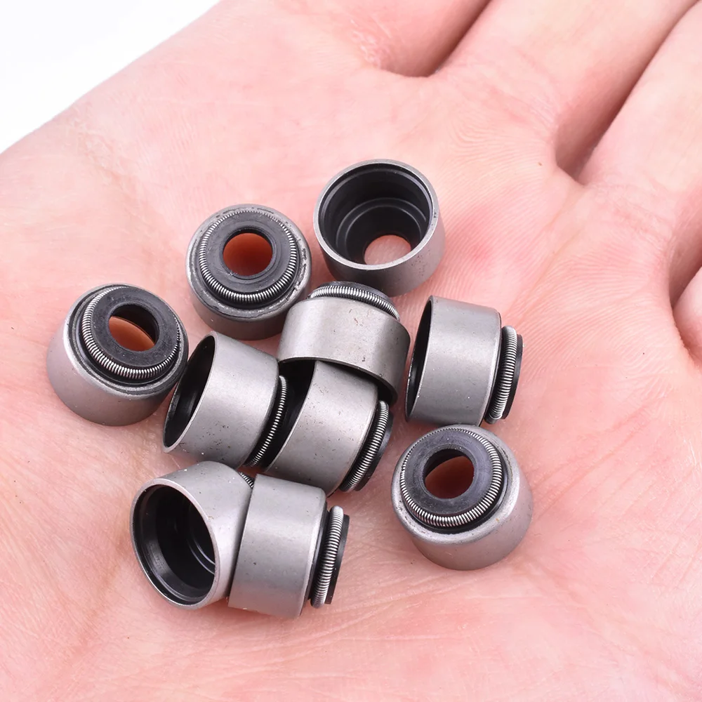 16pc 3.5mm 4mm 4.5mm 5mm 6mm Motorcycle Engine Intake & Exhaust Valve Stem Oil Seal For Honda For Yamaha For Suzuki For Kawasaki