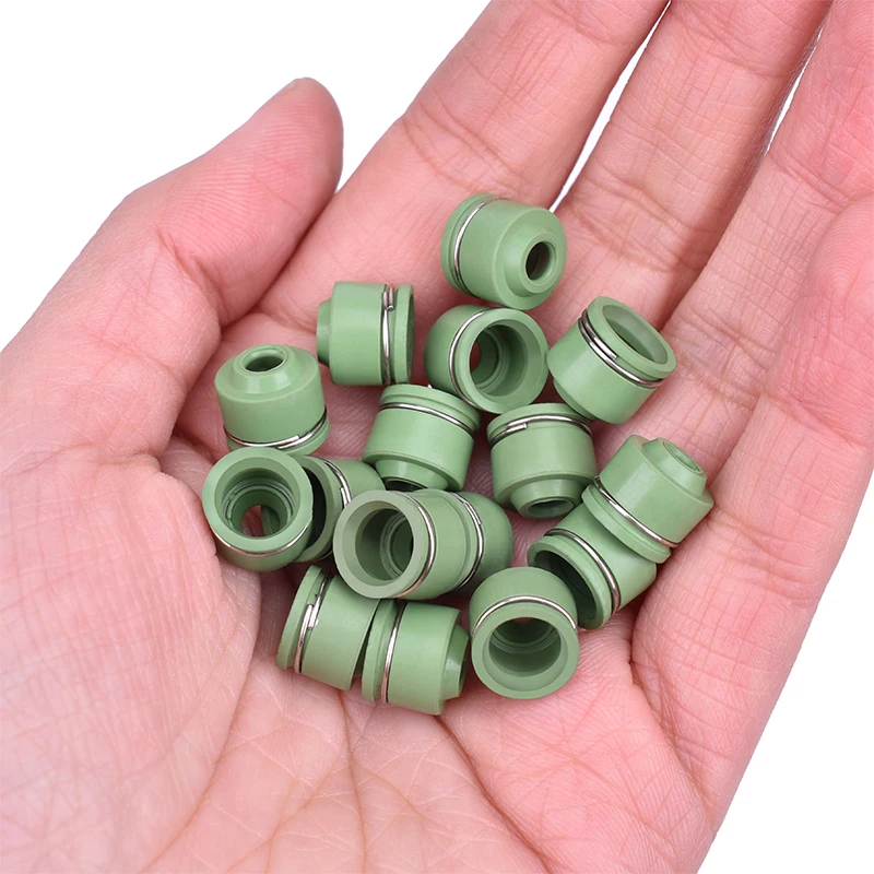 16pc 3.5mm 4mm 4.5mm 5mm 6mm Motorcycle Engine Intake & Exhaust Valve Stem Oil Seal For Honda For Yamaha For Suzuki For Kawasaki