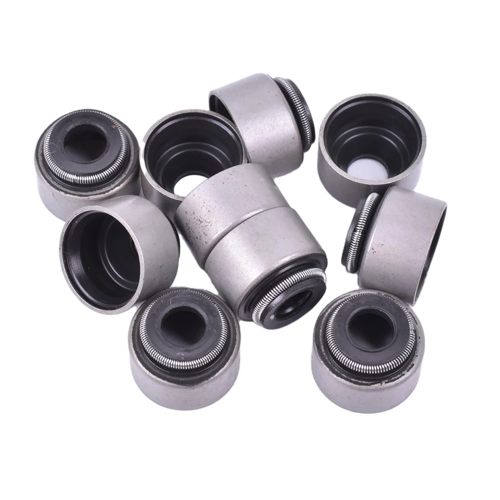 16pc 3.5mm 4mm 4.5mm 5mm 6mm Motorcycle Engine Intake & Exhaust Valve Stem Oil Seal For Honda For Yamaha For Suzuki For Kawasaki