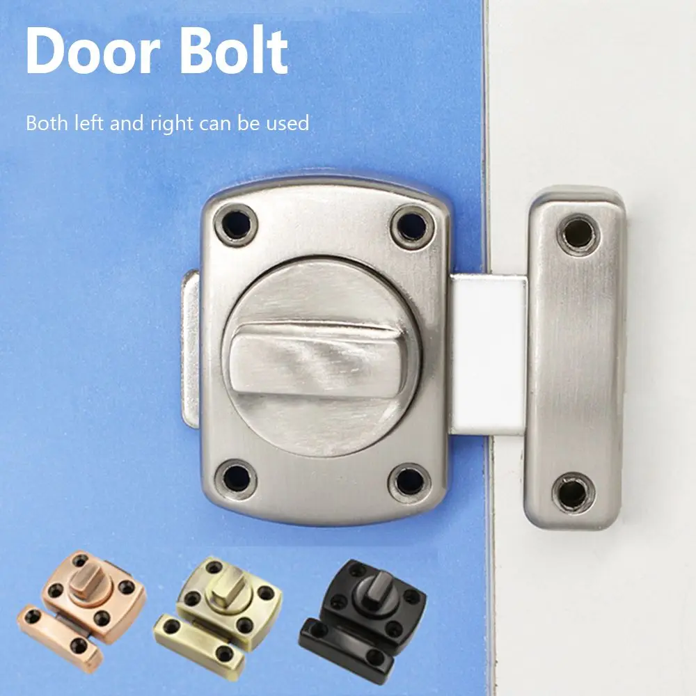 Universal Cabinet Door Privacy Latch Furniture Door Bolts Sliding Door Lock Bolts Security Sliding Zinc Alloy Lock Gate Latch
