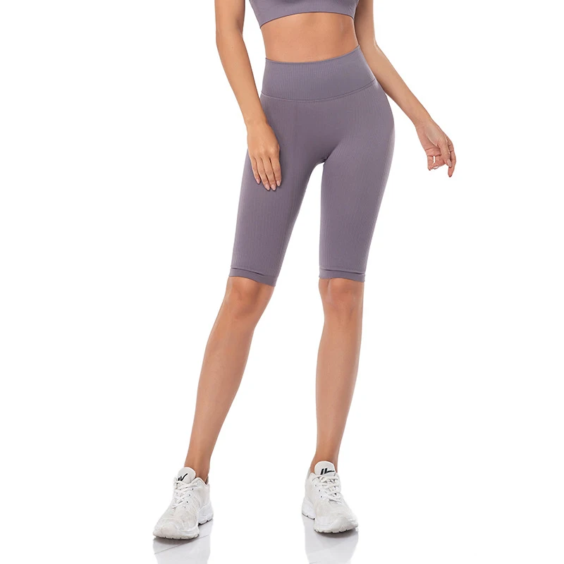 WAREBALL Seamless Fitness Women Yoga Shorts High Waist Workout Shorts Hip Push Up Yoga Running Shorts Sport Gym Leggings
