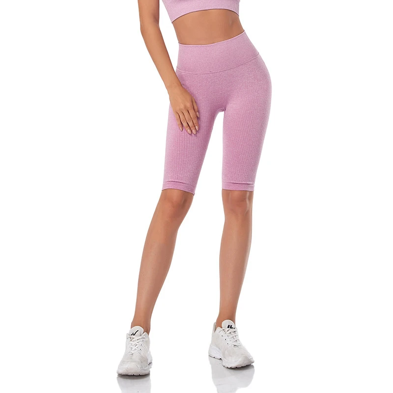 WAREBALL Seamless Fitness Women Yoga Shorts High Waist Workout Shorts Hip Push Up Yoga Running Shorts Sport Gym Leggings