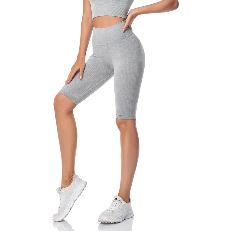 WAREBALL Seamless Fitness Women Yoga Shorts High Waist Workout Shorts Hip Push Up Yoga Running Shorts Sport Gym Leggings