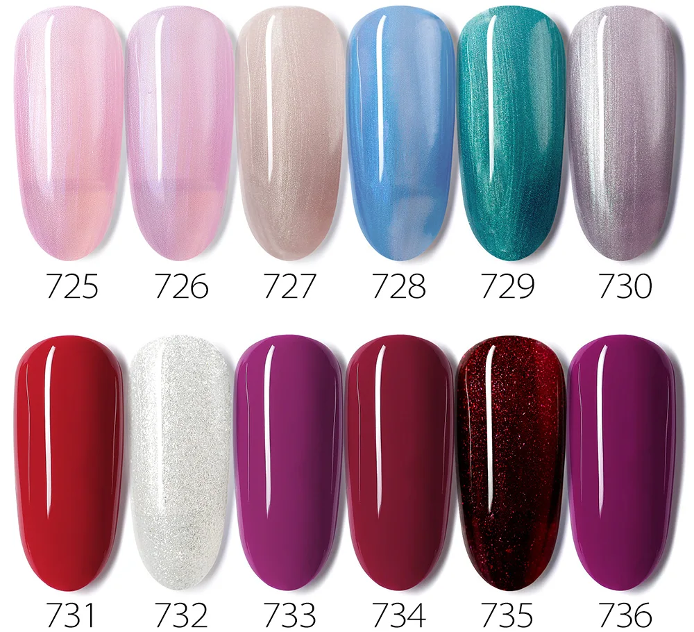 Venalisa VIP3 Semi Permanent Beauty Gel Nail Polish Top Coat Nowipe Glitter Pastel Varnish Light Purple Nail Gel Polish