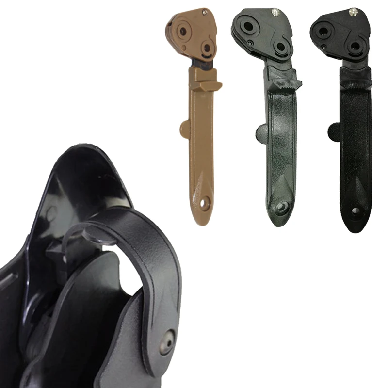 Tactical Belt Gun Holster Button for GL 17 19 USP M1911 P226 M9 M92 Pistol Holster Safety buckle Prevent Fall off