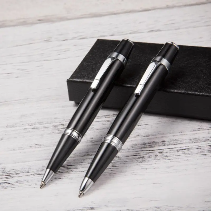 Luxury Metal Mini Ballpoint Pen Signature Business Office Supplies Student Stationery Writing Gift