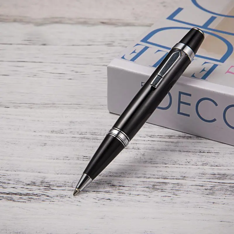 Luxury Metal Mini Ballpoint Pen Signature Business Office Supplies Student Stationery Writing Gift