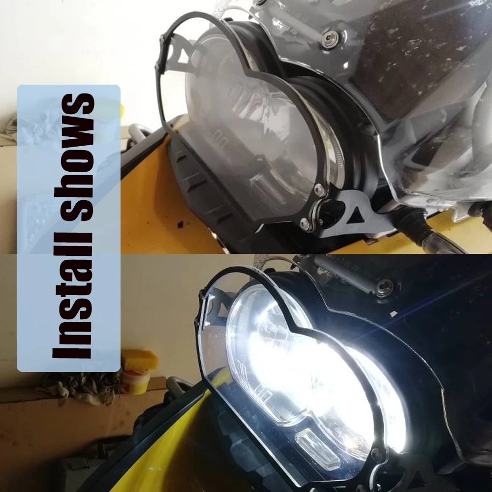 Motorcycle Headlight Protector Grill Grille For BMW R1200GS For r1200gs Adventure 2004-2012 R 1200GS Headlamp Protection Cover
