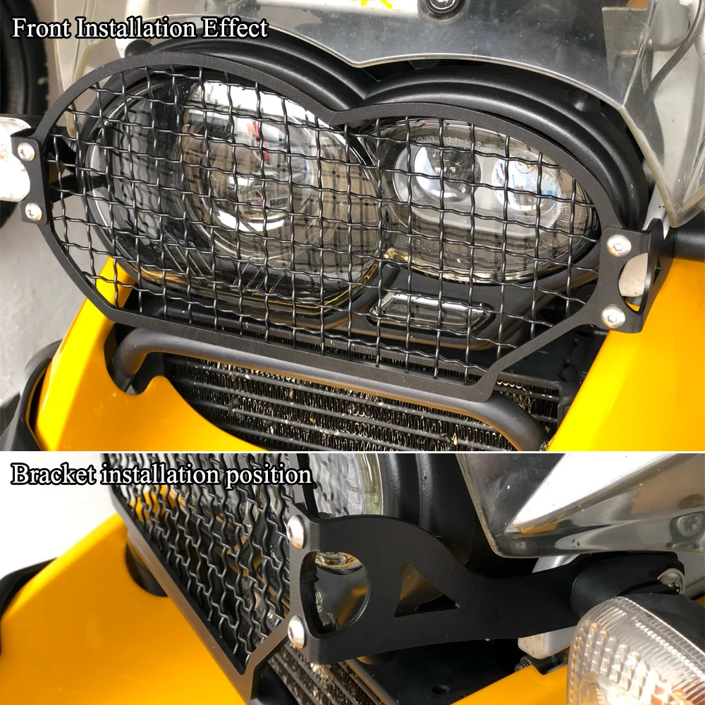 Motorcycle Headlight Protector Grill Grille For BMW R1200GS For r1200gs Adventure 2004-2012 R 1200GS Headlamp Protection Cover