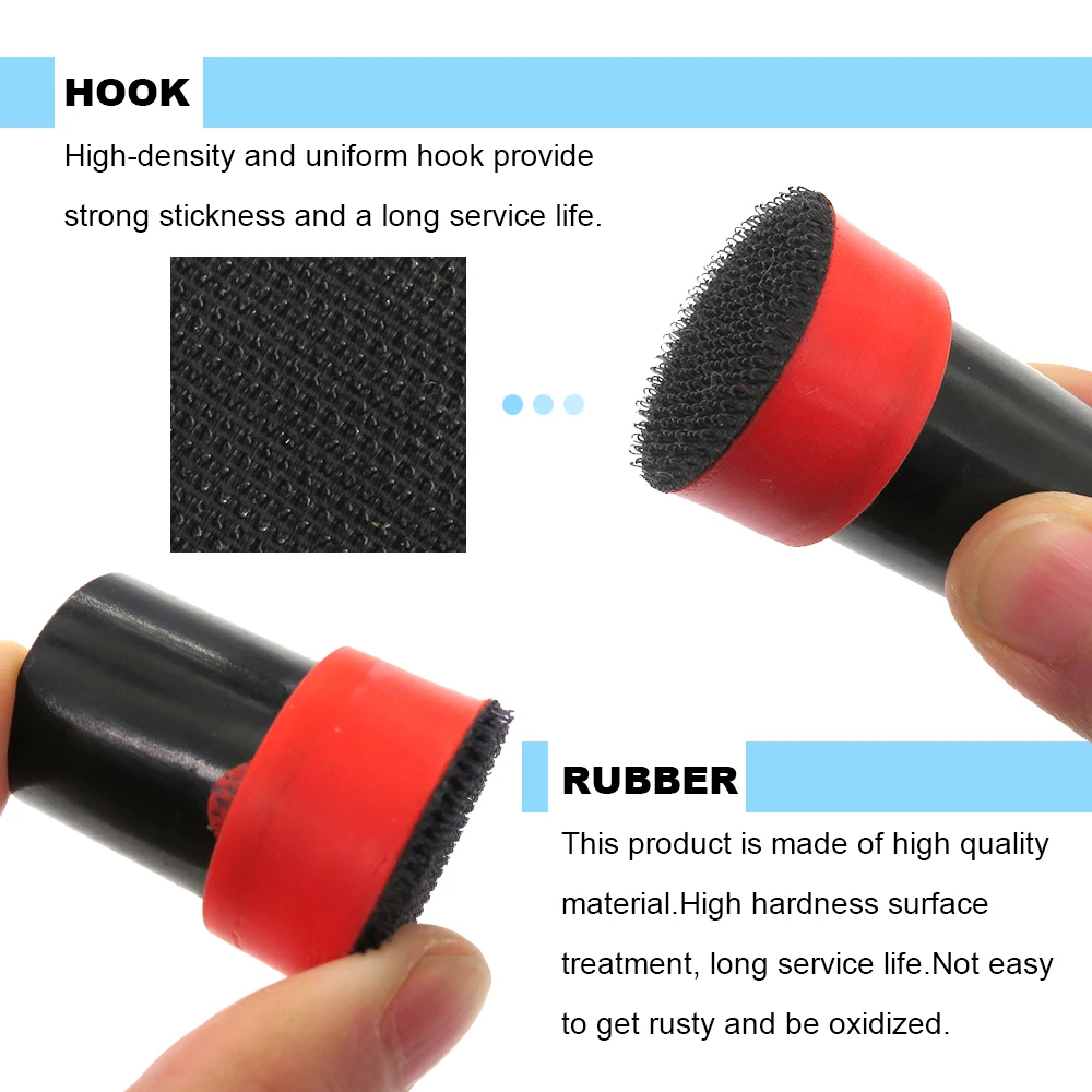 1.2''2''3''Drill Buffing Pad M14 Thread Backing Plate Hook and Loop For Car Polisher Sanding Polishing Waxing Sealing Glaze