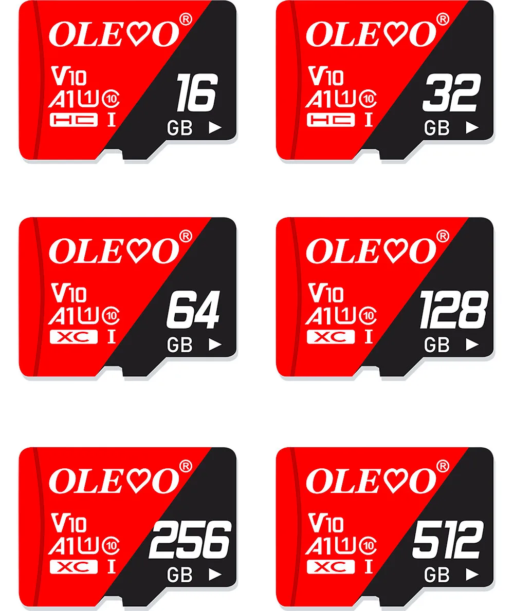 EVO PLUS Memory Card 256GB High Speed 512gb Mini SD Class 10 U1 TF Cards UHS-I 128G 64GB 32GB Mini SD Card