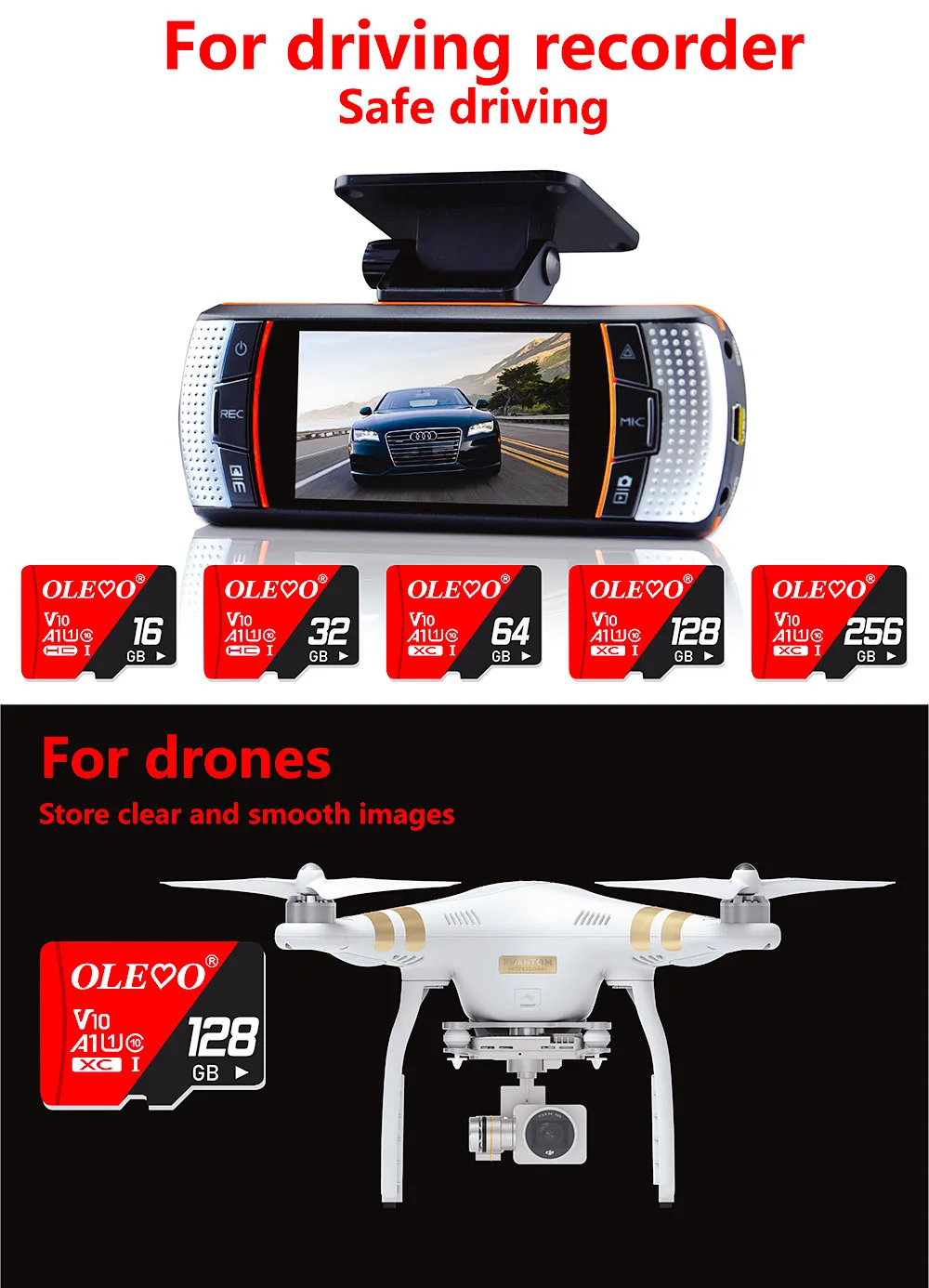 EVO PLUS Memory Card 256GB High Speed 512gb Mini SD Class 10 U1 TF Cards UHS-I 128G 64GB 32GB Mini SD Card