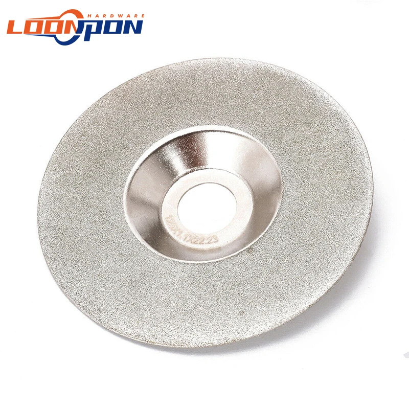 125mm Electroplated Diamond Cutting Disc Grinding Wheel Bowl Shape Discs for Glass Ceramic Jade 46Grit 150 Grit 1pc