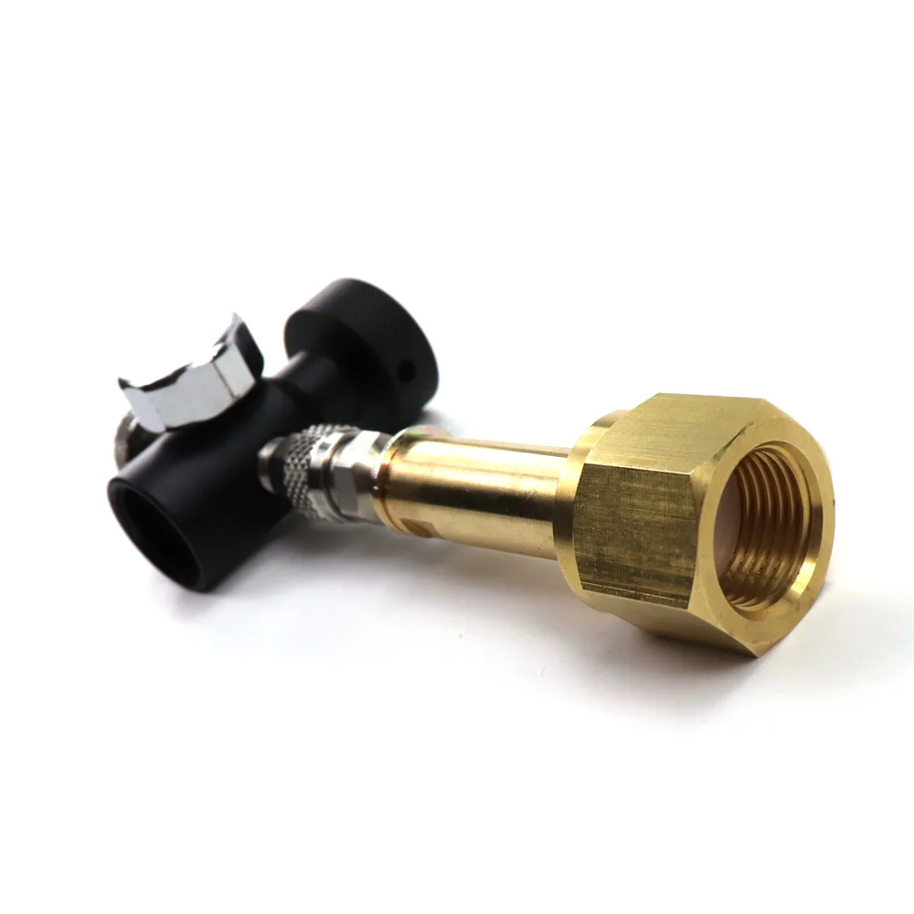New Soda & Stream Co2 Cylinder Tank Refill Adapter Adaptor Filling Station W21.8-14 Or CGA320