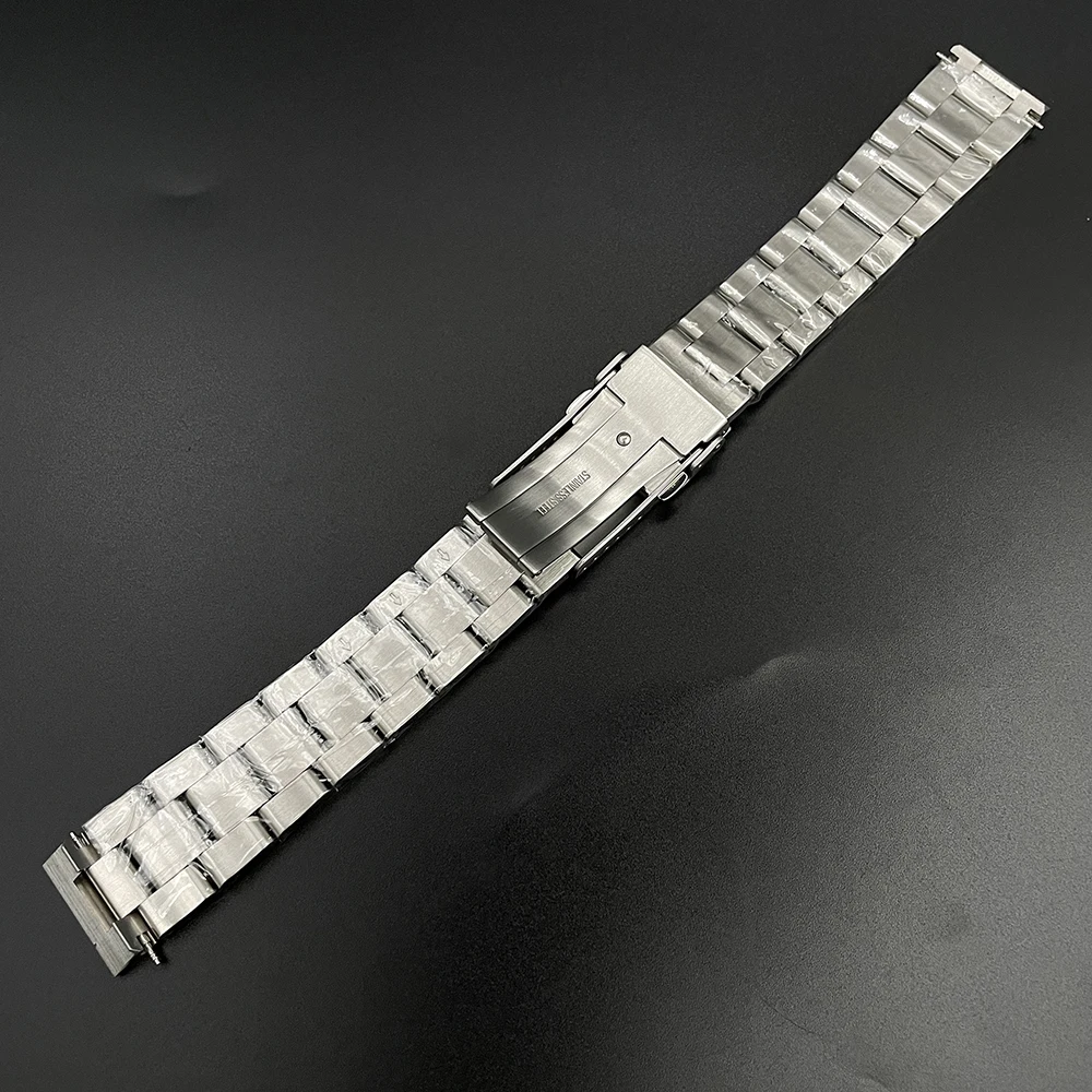 STEELDIVE SD1970 Automatic Turtle Dive Watch Replacement Bracelet 20MM Fully Brushed Signed Buckle Folding Clasp with Safety