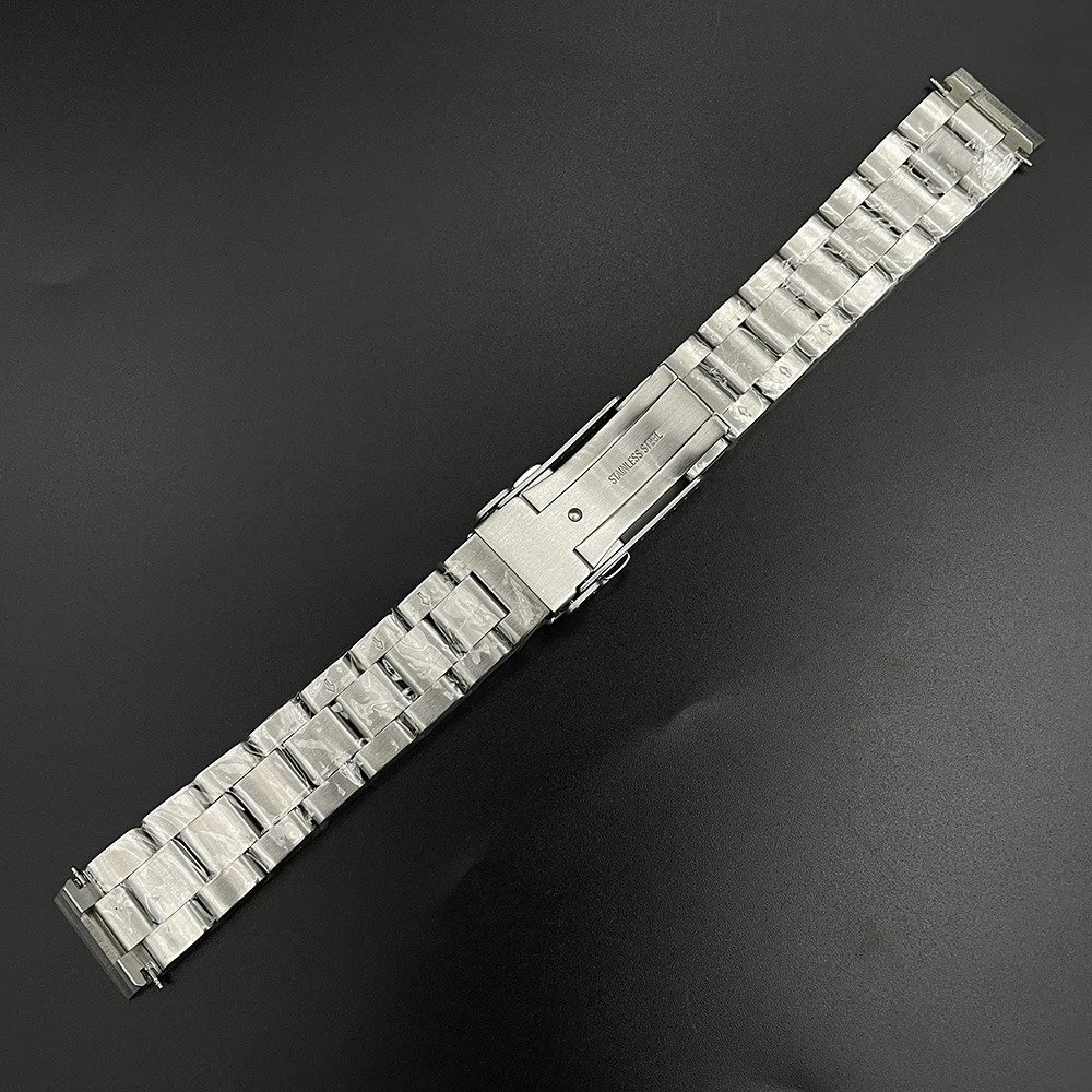 STEELDIVE SD1970 Automatic Turtle Dive Watch Replacement Bracelet 20MM Fully Brushed Signed Buckle Folding Clasp with Safety