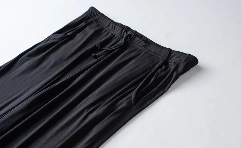 Men's Spring And Summer New Modal Pajamas Two-piece Short-sleeved Trousers Thin Large Size Loose Sports Home Wear Suit Sleepwear