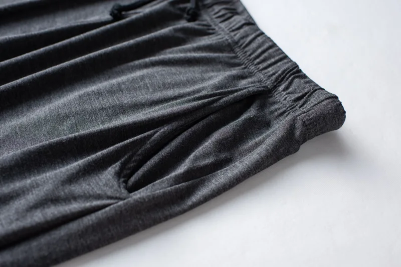 Men's Spring And Summer New Modal Pajamas Two-piece Short-sleeved Trousers Thin Large Size Loose Sports Home Wear Suit Sleepwear