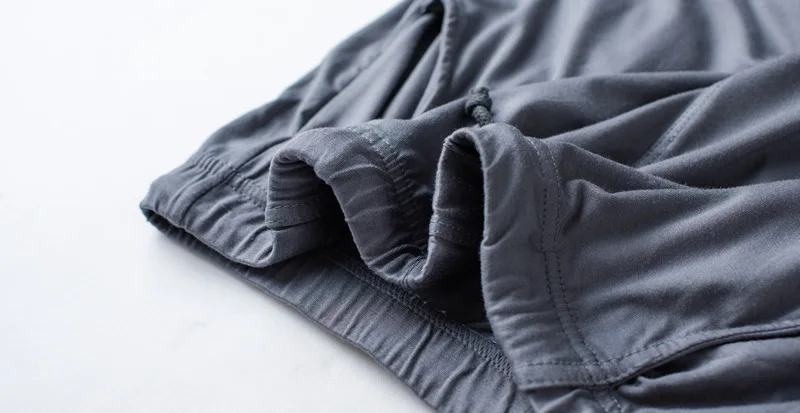 Men's Spring And Summer New Modal Pajamas Two-piece Short-sleeved Trousers Thin Large Size Loose Sports Home Wear Suit Sleepwear