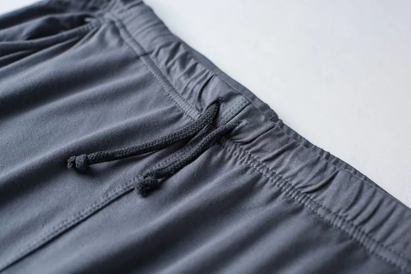Men's Spring And Summer New Modal Pajamas Two-piece Short-sleeved Trousers Thin Large Size Loose Sports Home Wear Suit Sleepwear