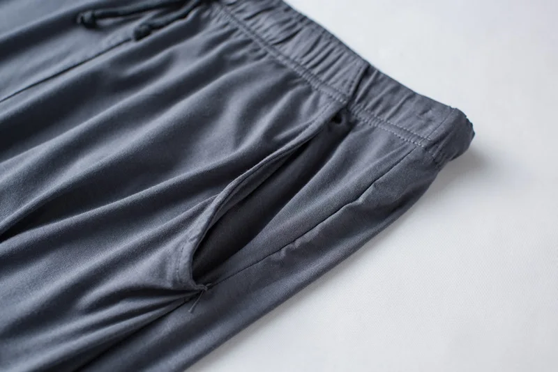 Men's Spring And Summer New Modal Pajamas Two-piece Short-sleeved Trousers Thin Large Size Loose Sports Home Wear Suit Sleepwear