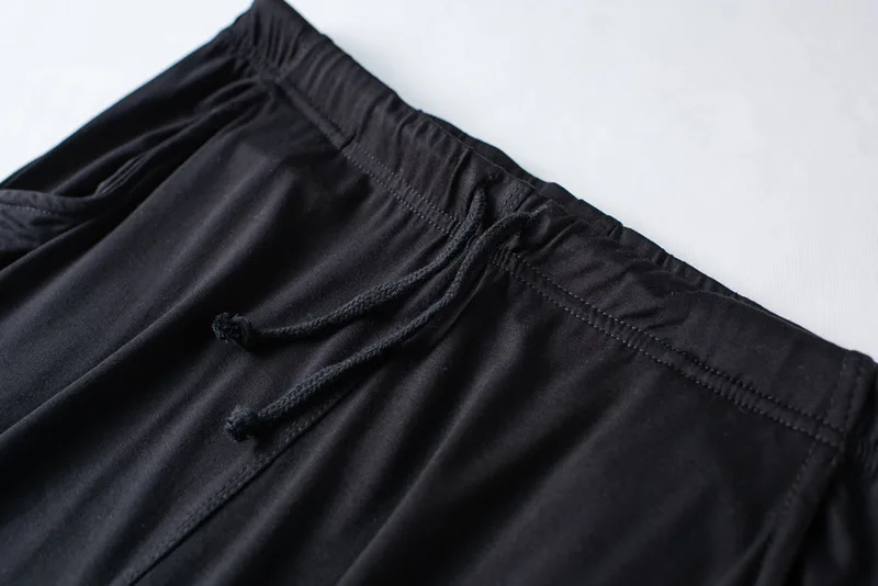 Men's Spring And Summer New Modal Pajamas Two-piece Short-sleeved Trousers Thin Large Size Loose Sports Home Wear Suit Sleepwear
