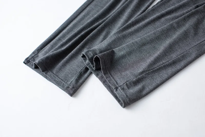 Men's Spring And Summer New Modal Pajamas Two-piece Short-sleeved Trousers Thin Large Size Loose Sports Home Wear Suit Sleepwear