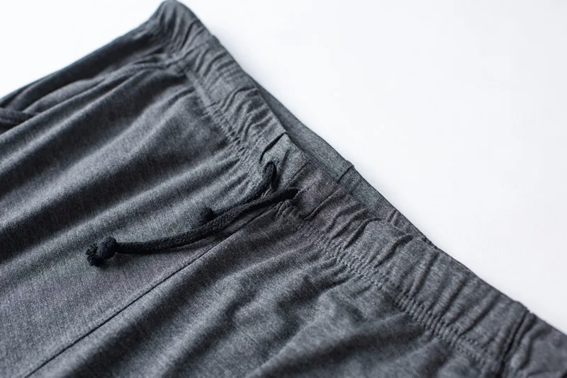 Men's Spring And Summer New Modal Pajamas Two-piece Short-sleeved Trousers Thin Large Size Loose Sports Home Wear Suit Sleepwear