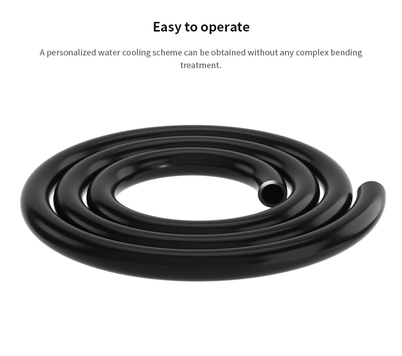 Barrow ID 9.5mm+ OD 12.7mm (3/8'-1/2') Soft Tube / ID 10mm+ OD16mm /ID13mm+OD19mm PVC hose tube Black Transpare 1Meter/pcs