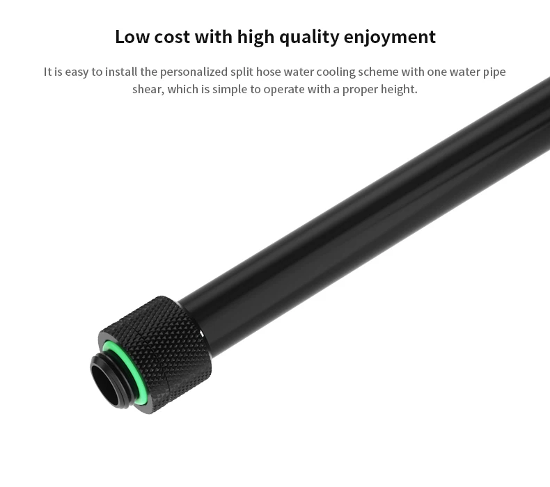Barrow ID 9.5mm+ OD 12.7mm (3/8'-1/2') Soft Tube / ID 10mm+ OD16mm /ID13mm+OD19mm PVC hose tube Black Transpare 1Meter/pcs