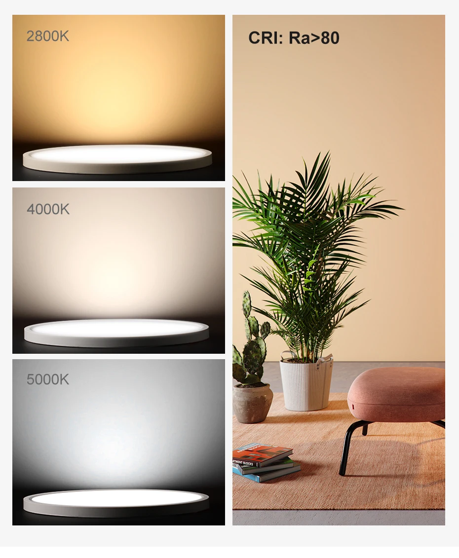 Modern Led Smart Ceiling Light Golden Wood Grain Dimmable Home Lighing WiFi Tuya App Voice Control Surface Mounting Ceiling Lamp