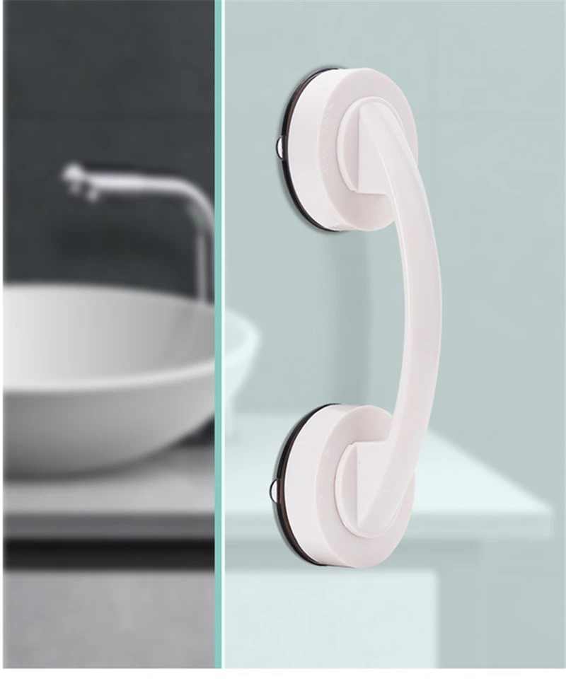 KK&FING Glass Door Sliding Door Handles Closet Cupboard Door Handles Toilet Lid Refrigerator Door Suction Cup Pulls Free Punch