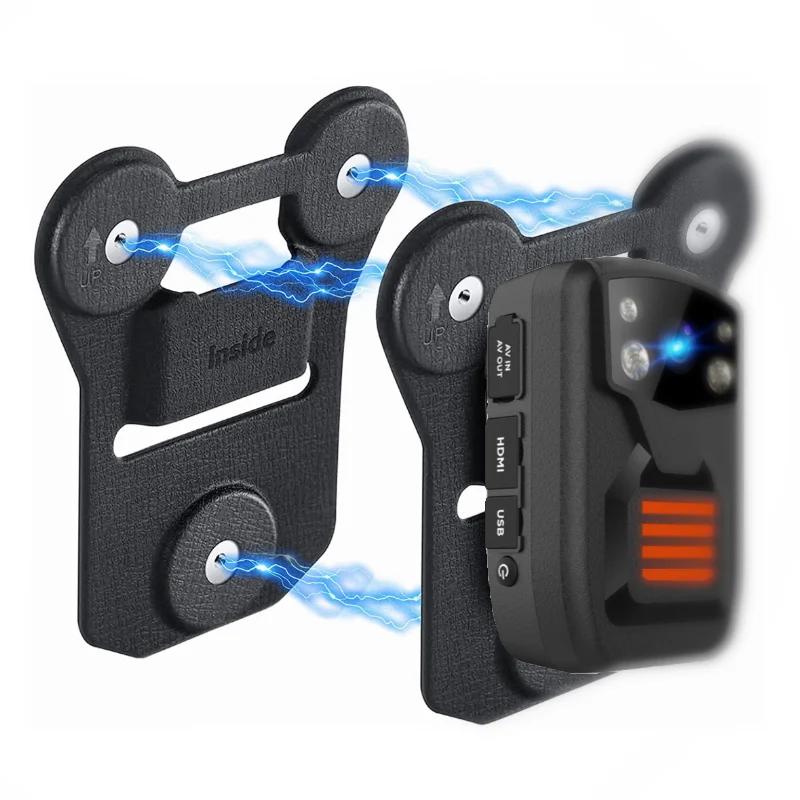 Universal Magnetic Police Camera Mount Compatible for All Brands Bodycams Strong Rare Earth Magnet Suction Clip