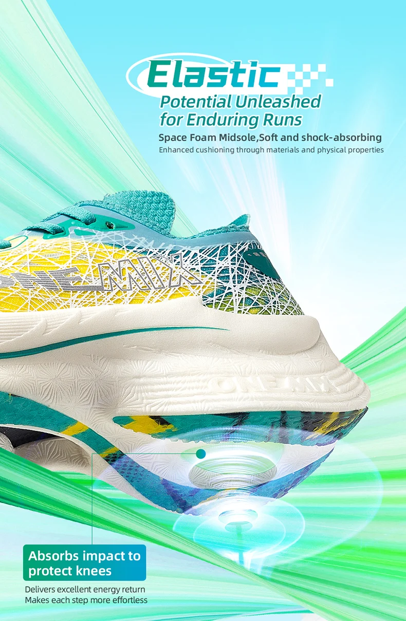 ONEMIX Carbon Fiber Plate Running Shoes Traction Shock Absorption Sneakers Professional Marathon PB Racing Sports Trainers Shoes