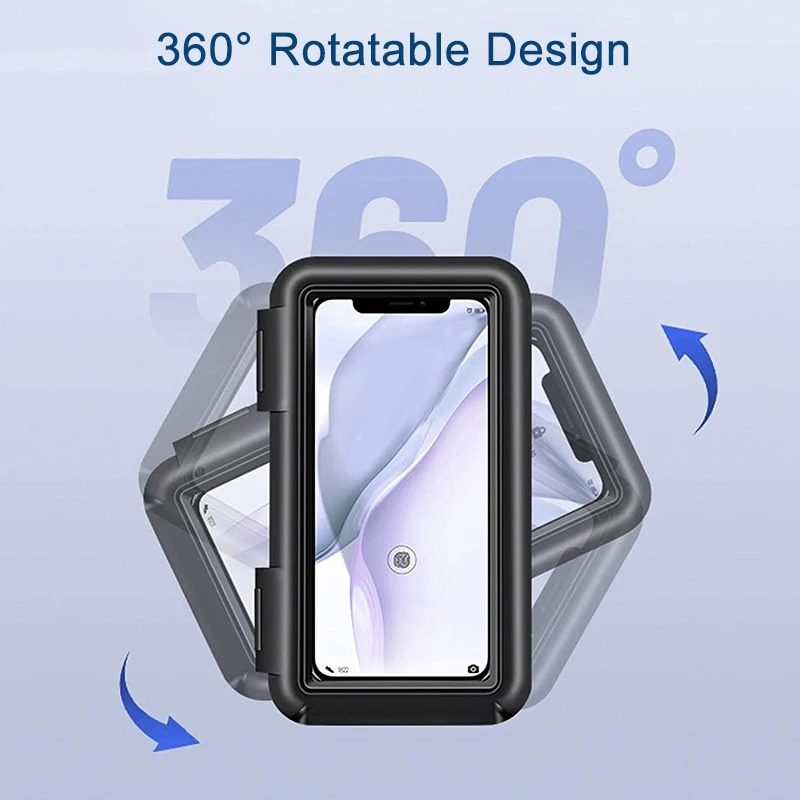 Waterproof Bicycle Phone Holder Stand Universal Bike Motorcycle Handlebar Phone Support Mount Cycling Accessories Bracket