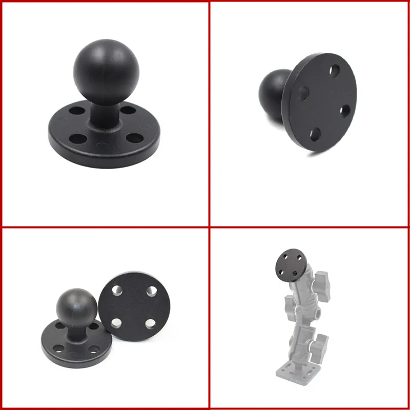 1 Inch Ball Head Motorcycle Base Stand for Garmin DSLR Gopro Xiaomi for Phone GPS Holder Mount Ram Mount Garmin Zumo/TomTom