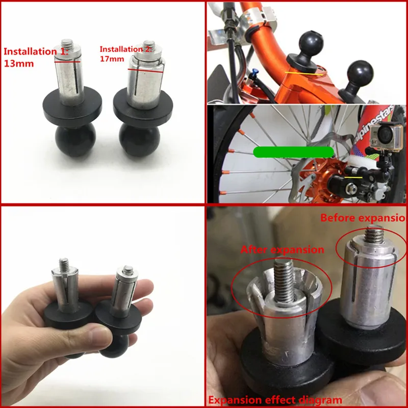 1 Inch Ball Head Motorcycle Base Stand for Garmin DSLR Gopro Xiaomi for Phone GPS Holder Mount Ram Mount Garmin Zumo/TomTom
