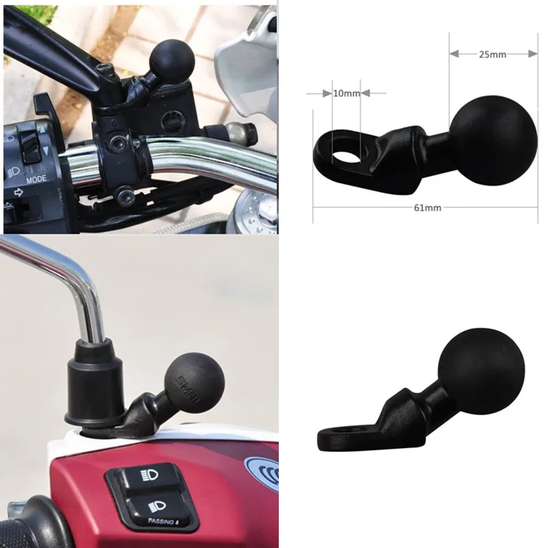 1 Inch Ball Head Motorcycle Base Stand for Garmin DSLR Gopro Xiaomi for Phone GPS Holder Mount Ram Mount Garmin Zumo/TomTom