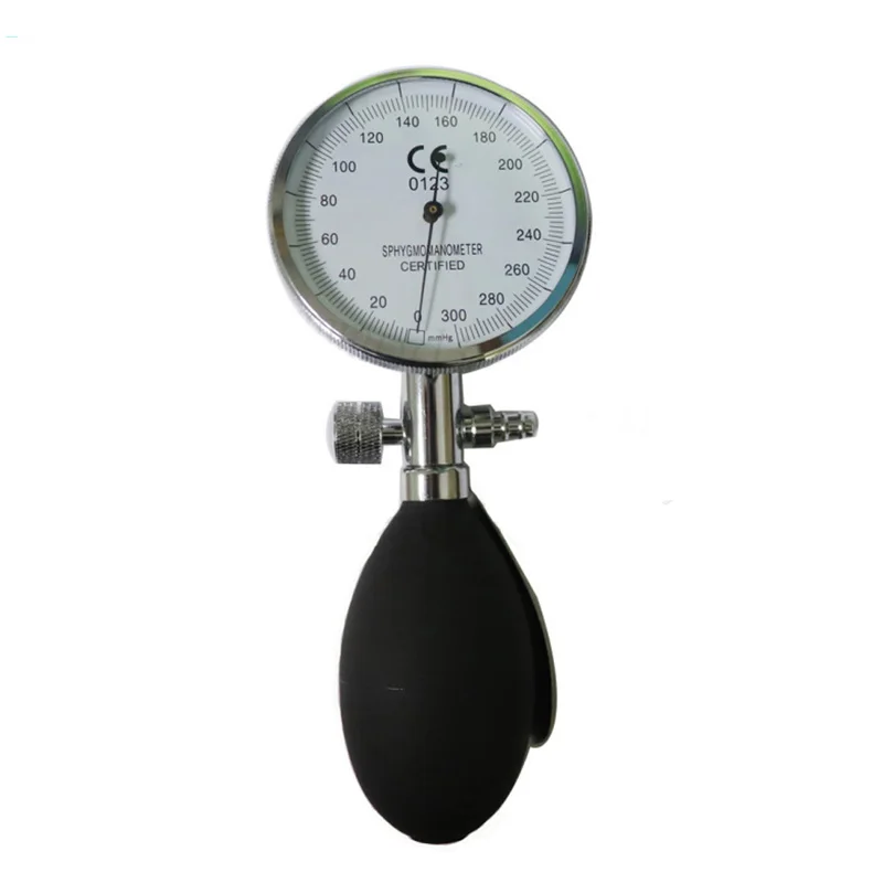 300mmhg Hand-Held Pressure Display Gauge With PVC ball For Aneroid Sphygmomanometer Blood Pressure Monitor Accessories