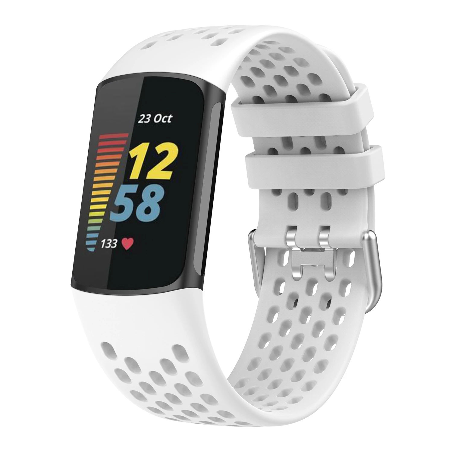 Strap For Fitbit Charge 5/6 Smart Watch Band Sports Breathable Strap Silicone Wristband For Fit Bit Charge5 Bracelet Accessories