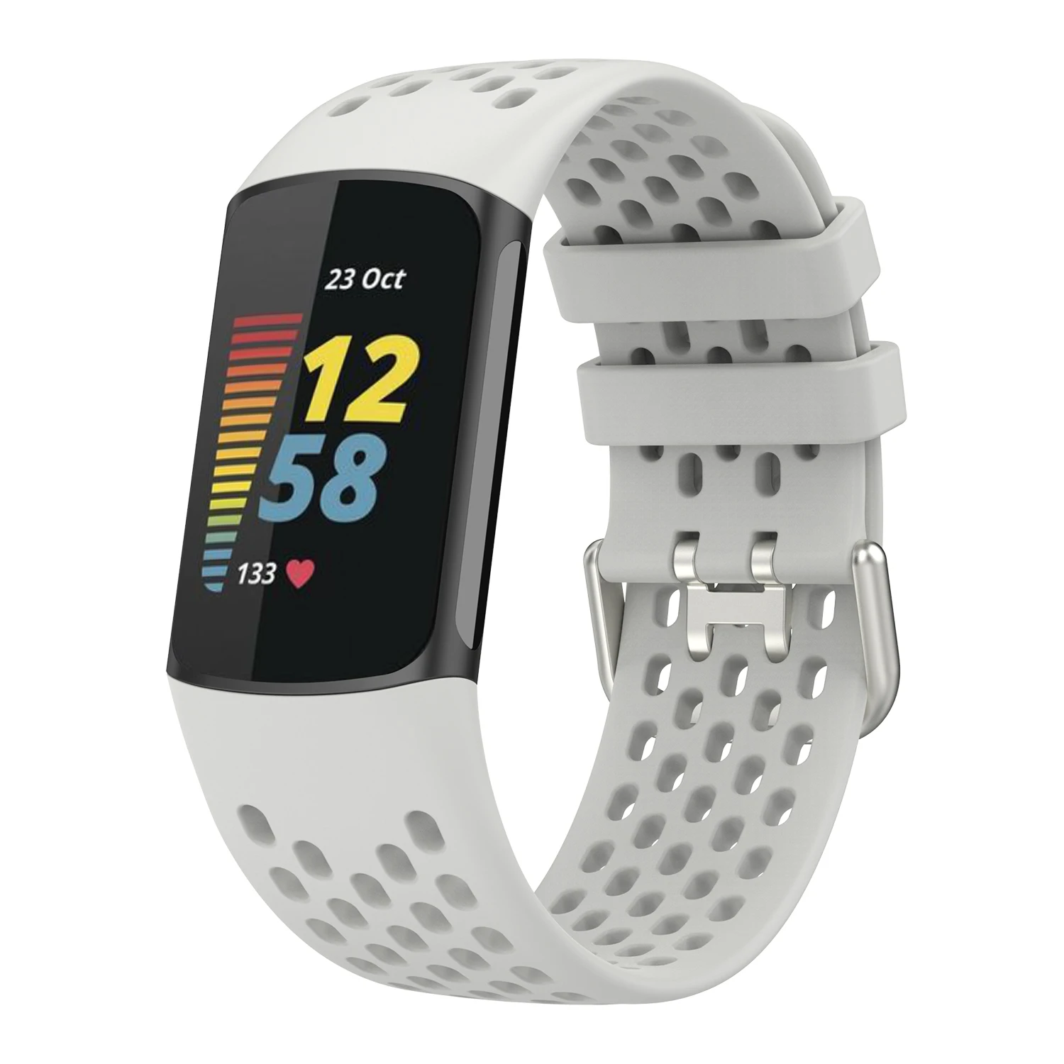 Strap For Fitbit Charge 5/6 Smart Watch Band Sports Breathable Strap Silicone Wristband For Fit Bit Charge5 Bracelet Accessories