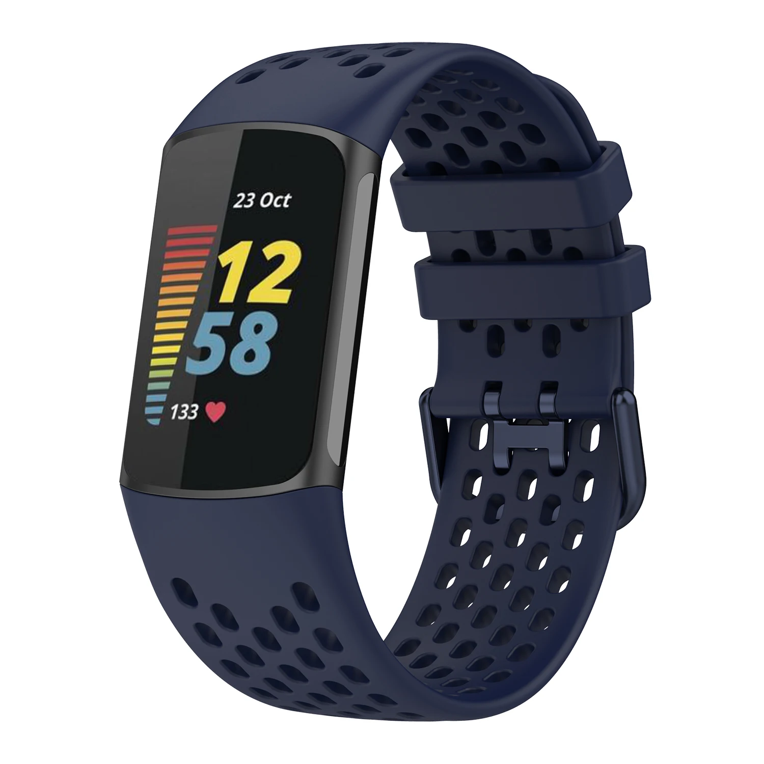 Strap For Fitbit Charge 5/6 Smart Watch Band Sports Breathable Strap Silicone Wristband For Fit Bit Charge5 Bracelet Accessories