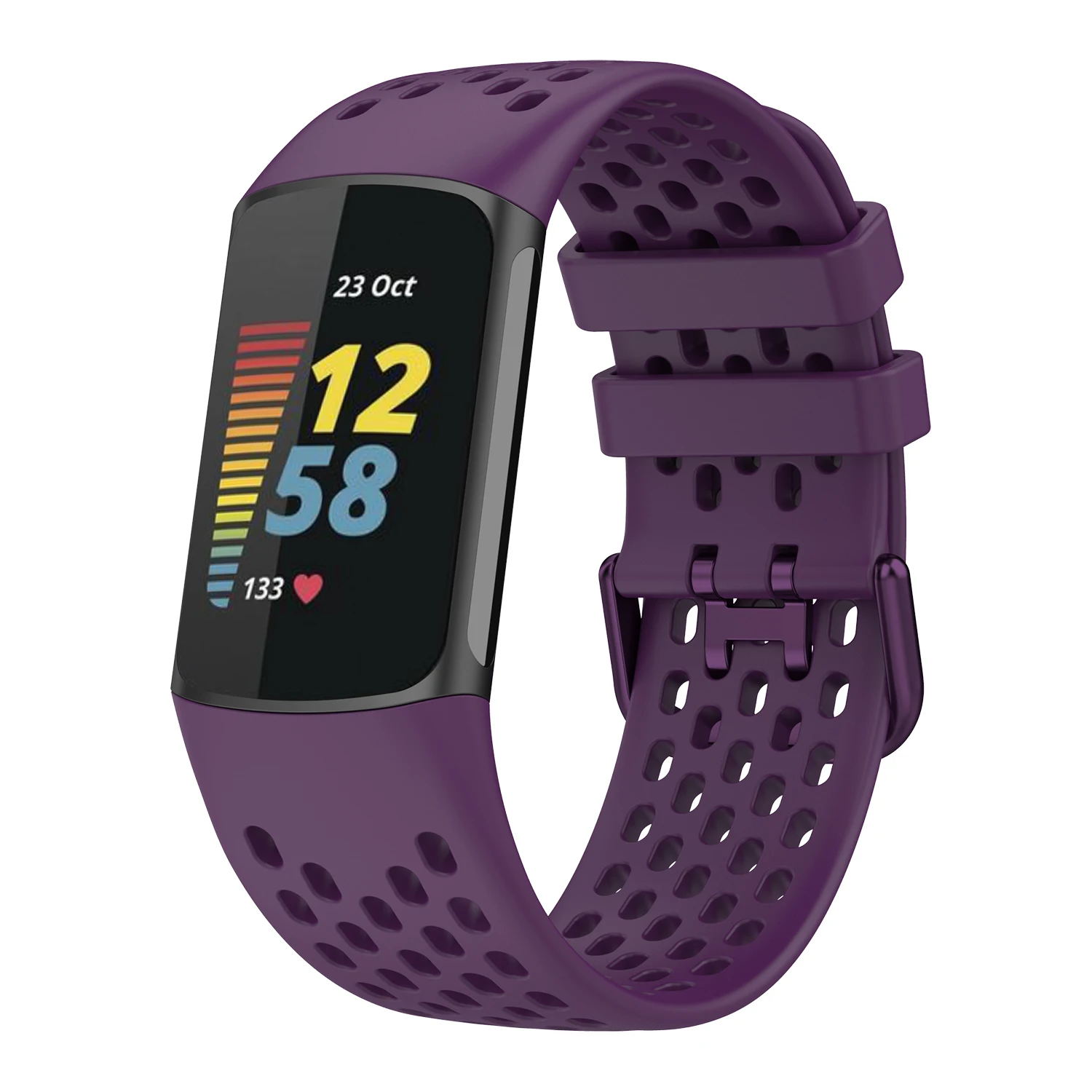 Strap For Fitbit Charge 5/6 Smart Watch Band Sports Breathable Strap Silicone Wristband For Fit Bit Charge5 Bracelet Accessories