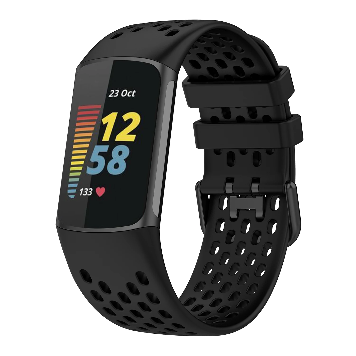 Strap For Fitbit Charge 5/6 Smart Watch Band Sports Breathable Strap Silicone Wristband For Fit Bit Charge5 Bracelet Accessories