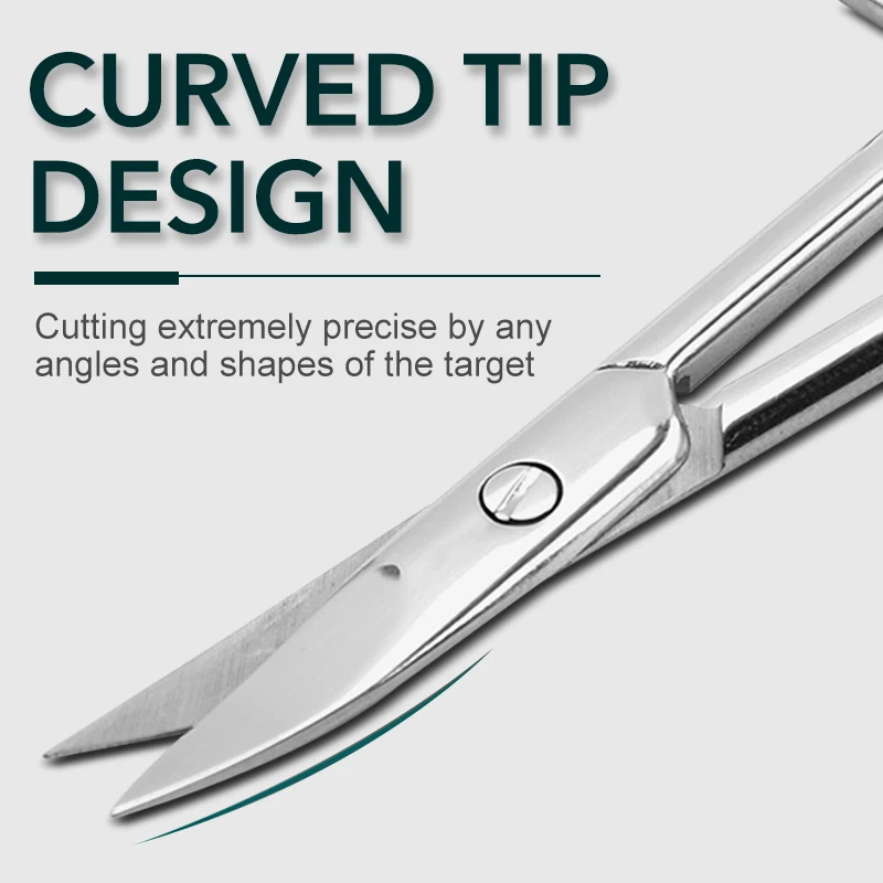 Professional Russian Manicure Inox Stainless Steel Manicure Nail Cuticle Scissors Nail Trimmer Cuticle Remover And Nails Cutter