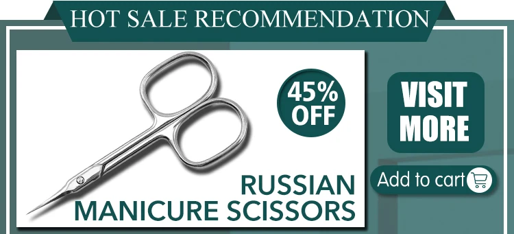 Professional Russian Manicure Inox Stainless Steel Manicure Nail Cuticle Scissors Nail Trimmer Cuticle Remover And Nails Cutter
