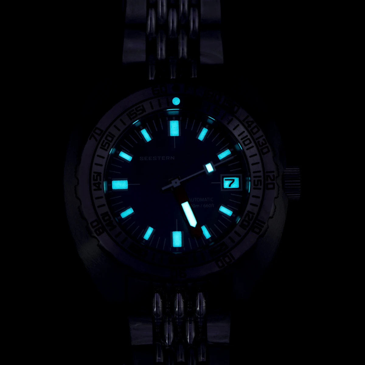 Top Brand Diver Watch Men SUB300T Automatic Mechanical Sapphire Glass Luminous Date 200m Turn Bracelet Seestern Wristwatch Retro