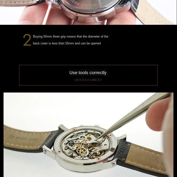Watch Opener Protable Watch Repair tool watch Back open Screw Wrench Cover Remover Watchmaker Tools