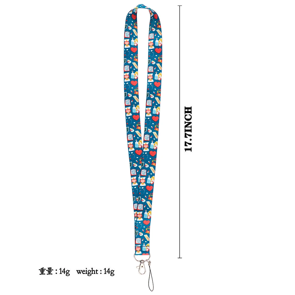 Ransitute R2239 Medical Equipment Nurse Card Holder ID Holder Bus Card Holder Staff Card Lanyard For Keys Phone DIY Hang Rope