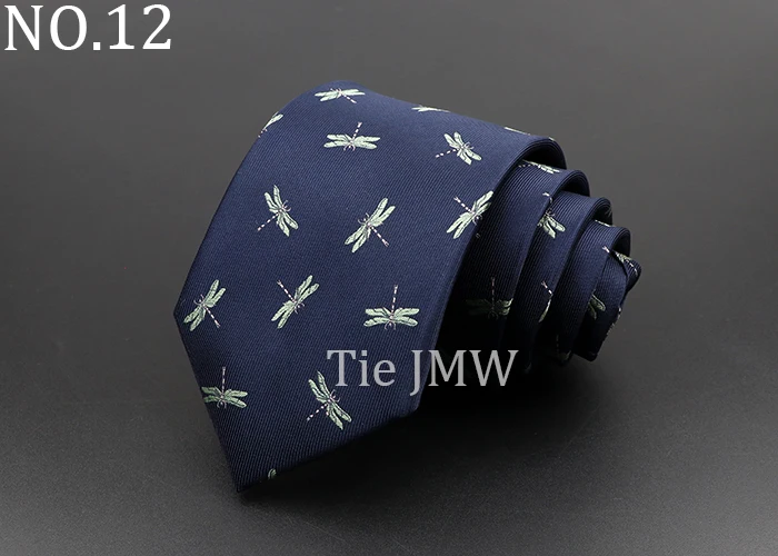 New Fashion 8cm Men's Floral Tie Animal Print Jucquard Necktie Suit Men Business Wedding Party Formal Neck Ties Gifts Cravat